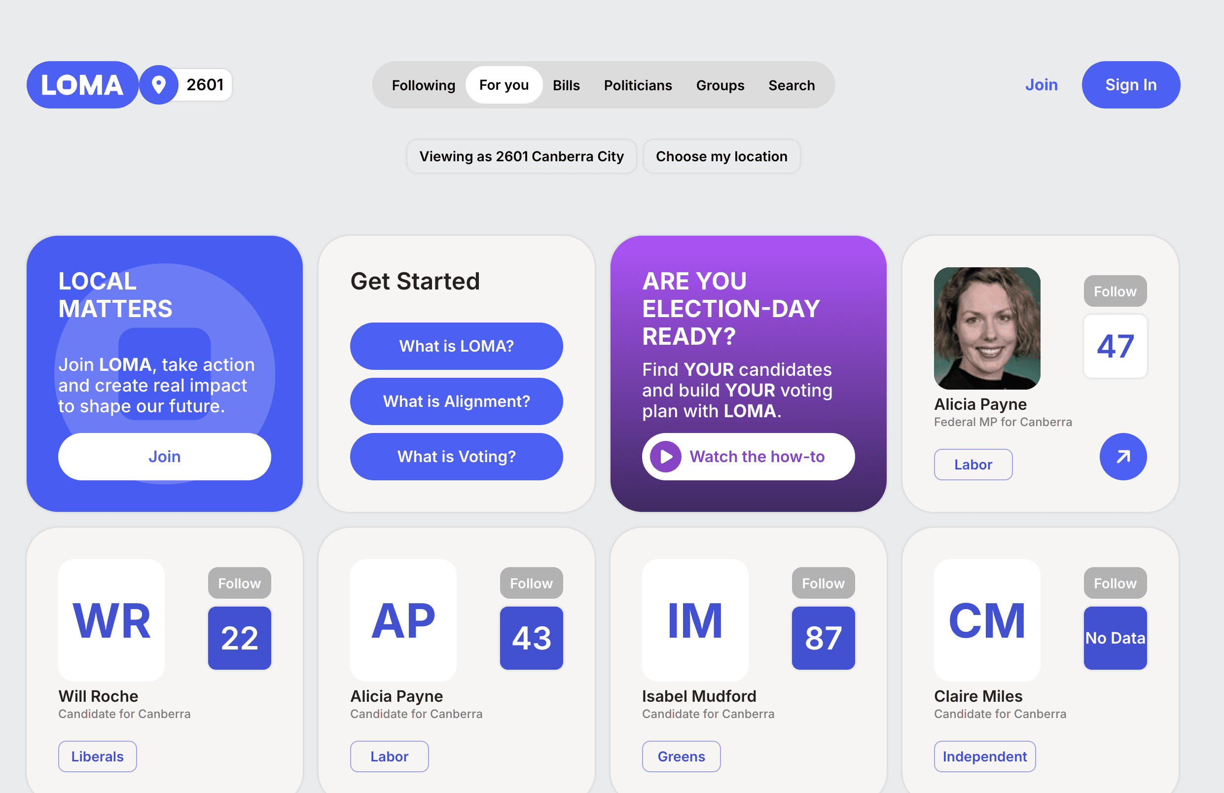 Local Matters (LOMA) preview 1